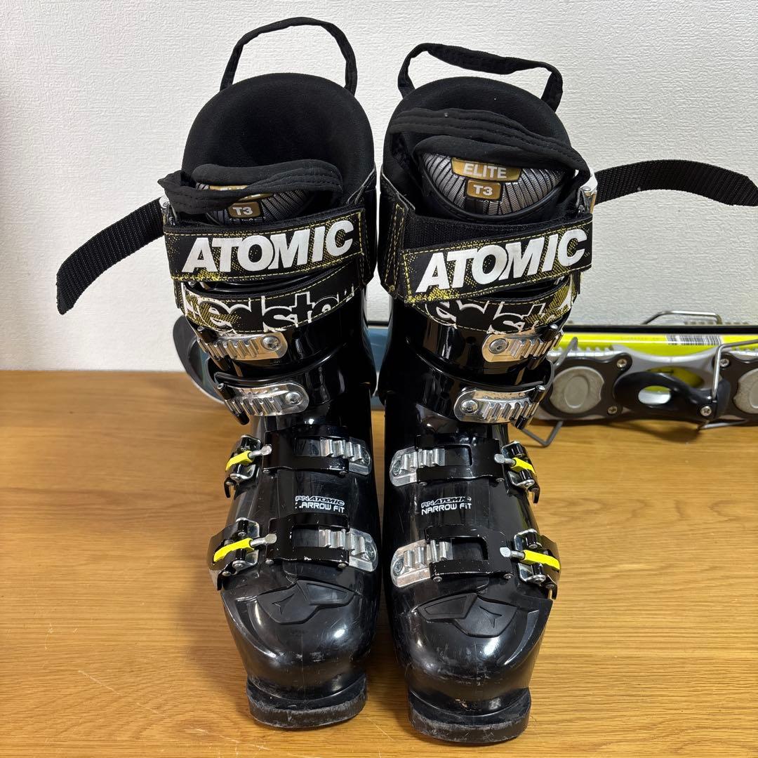 メンズ　ショートスキー　ATOMIC　FISCHER 25-25.5cm ブーツ