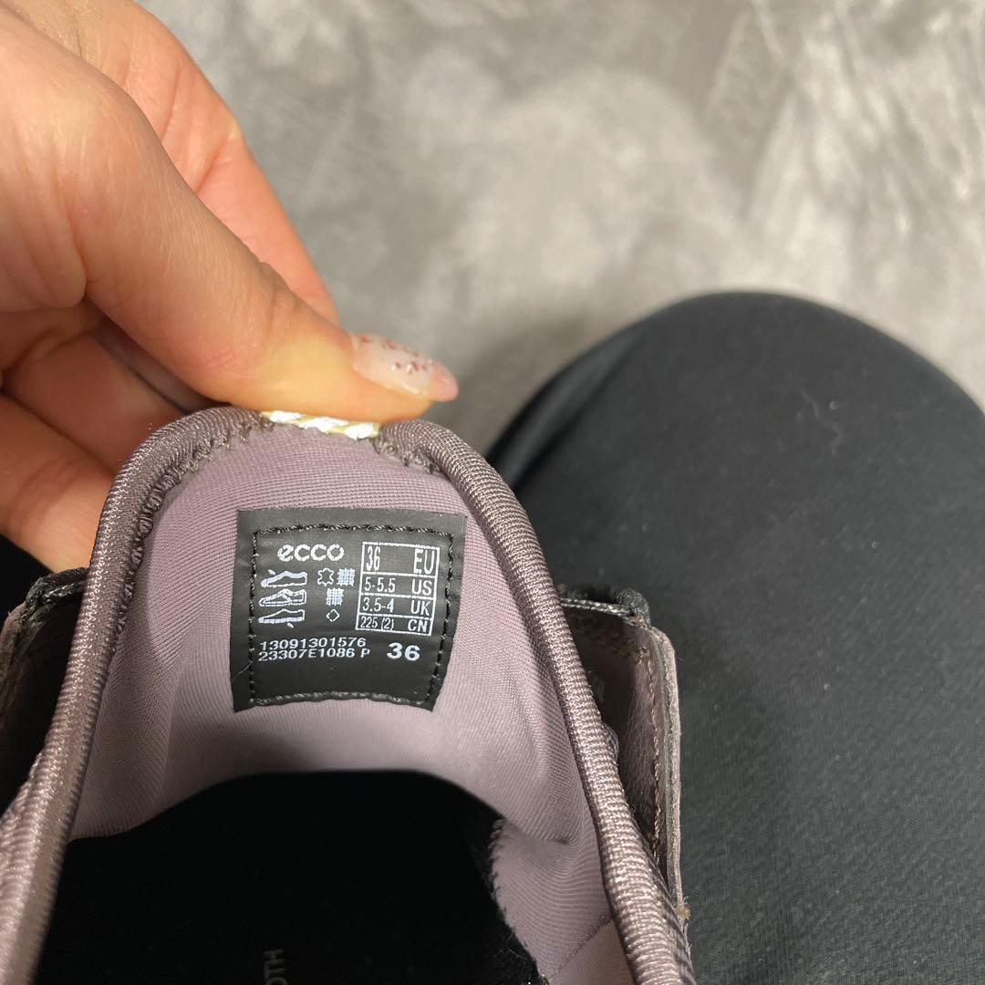 美品ECCOレディースゴルフシューズ23cm