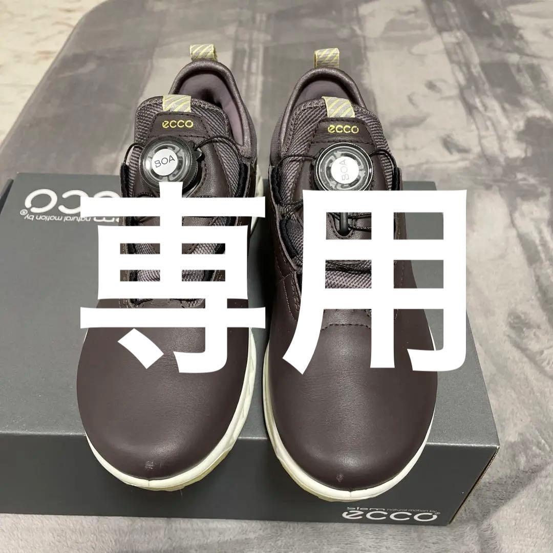 美品ECCOレディースゴルフシューズ23cm
