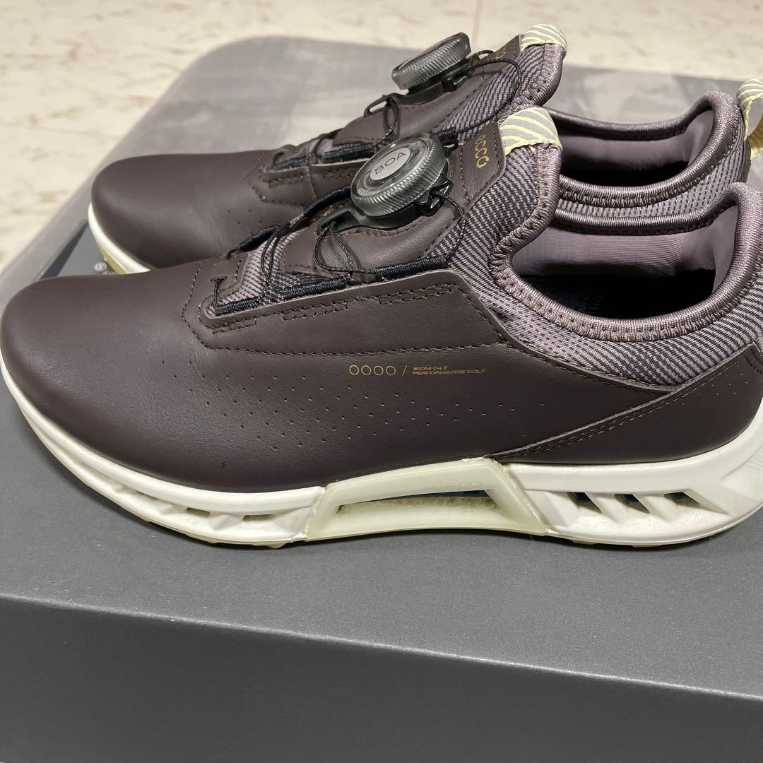 美品ECCOレディースゴルフシューズ23cm