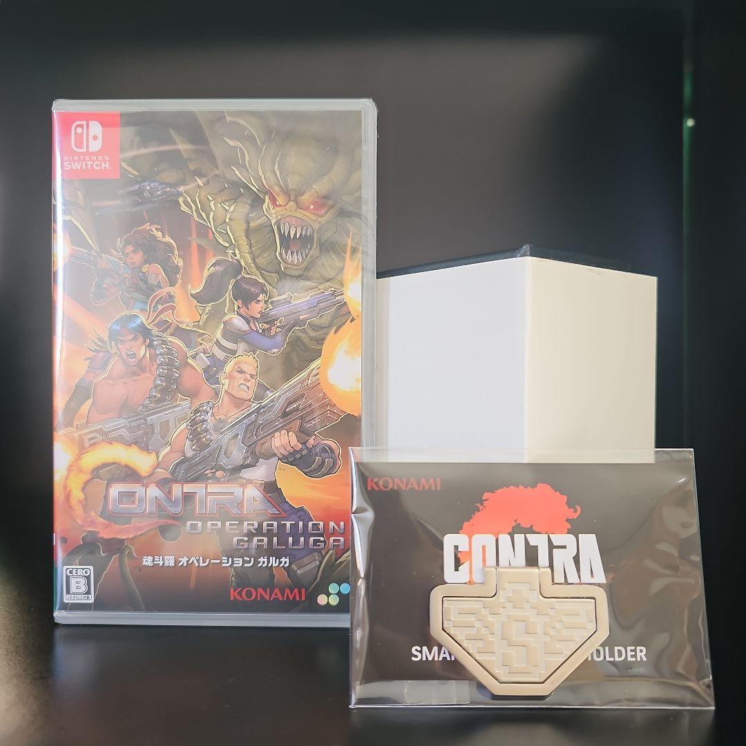 【新品】魂斗羅 オペレーション ガルガ & 3Dクリスタル&スマホリングホルダー