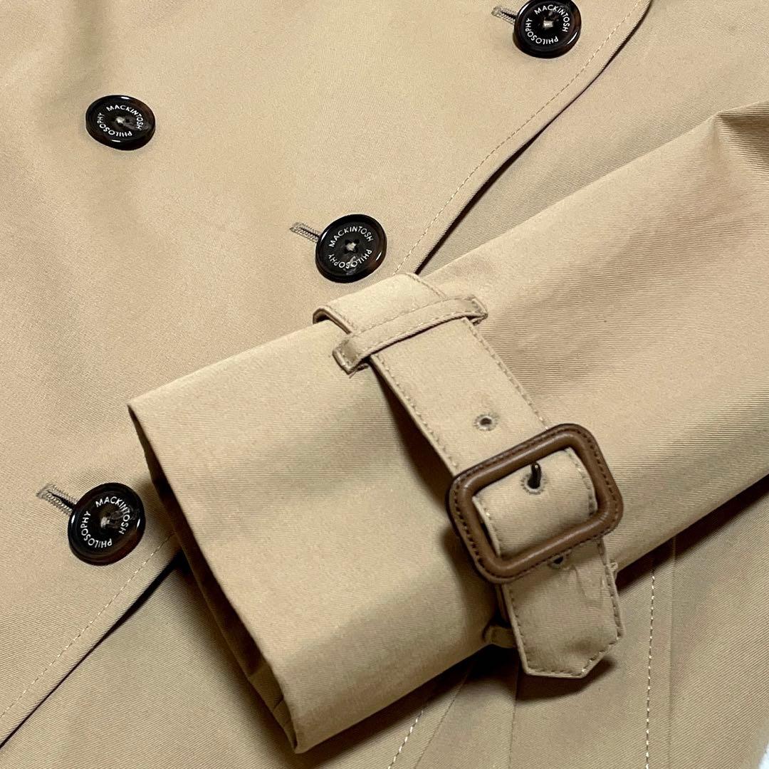 【美品】マッキントッシュフィロソフィートレンチコートベージュライナー付38