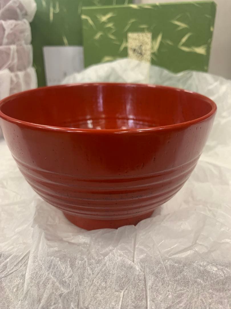 象彦　よろず椀　根来塗　5客　未使用品