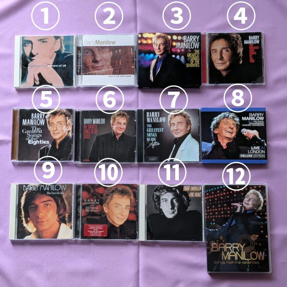 【BR】バリー・マニロウ CD／DVD 12点セット