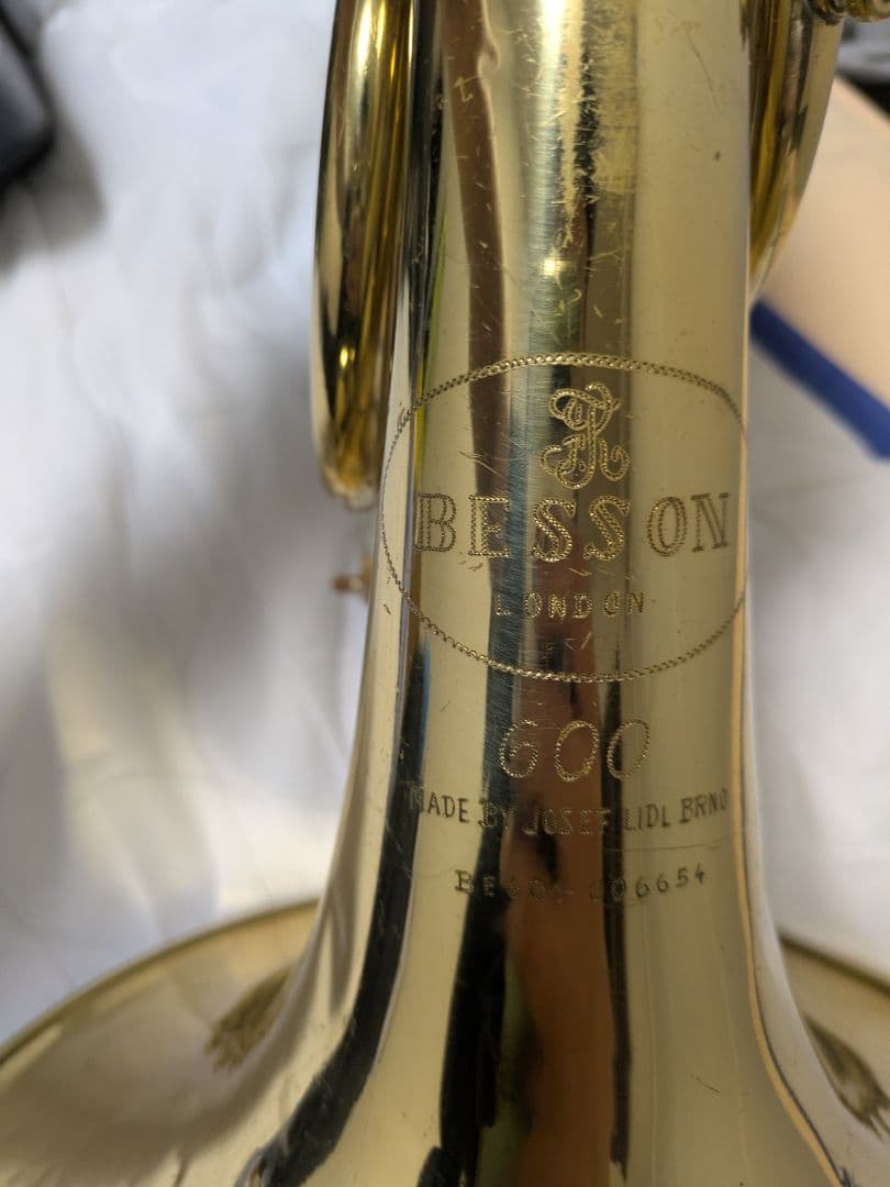 ジャンク Besson 601 B♭シングルホルン(Josef Lidle社製)