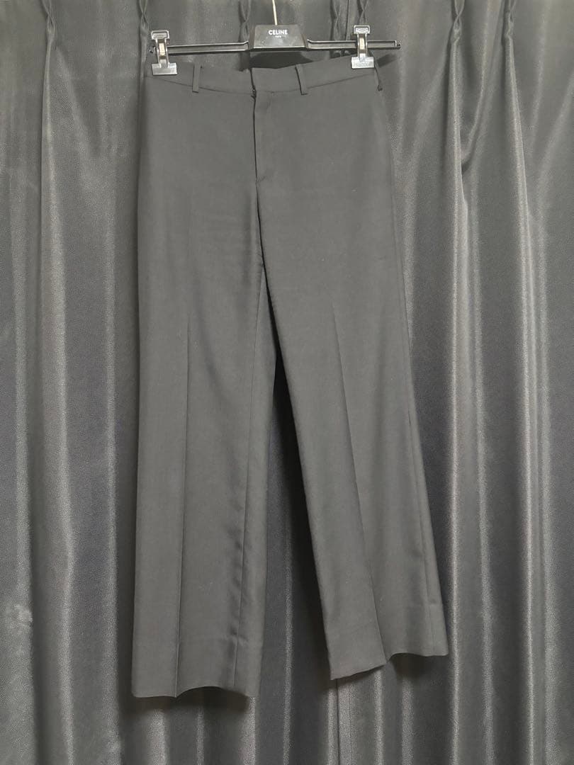セリーヌ CELINEウールギャバジン ストレートスラックス