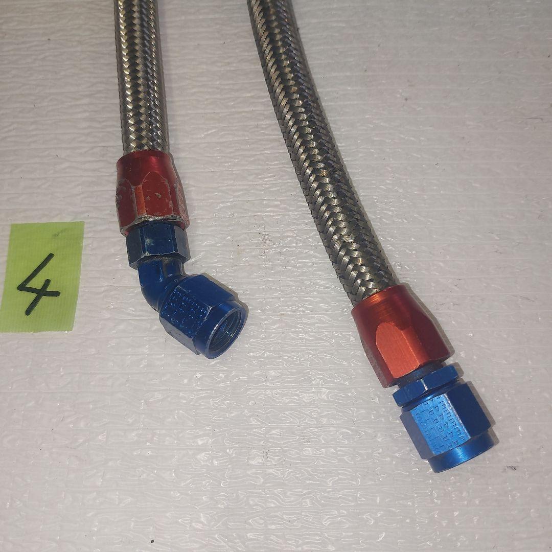 CBX400F/550F アールズオイルクーラーメッシュホース④