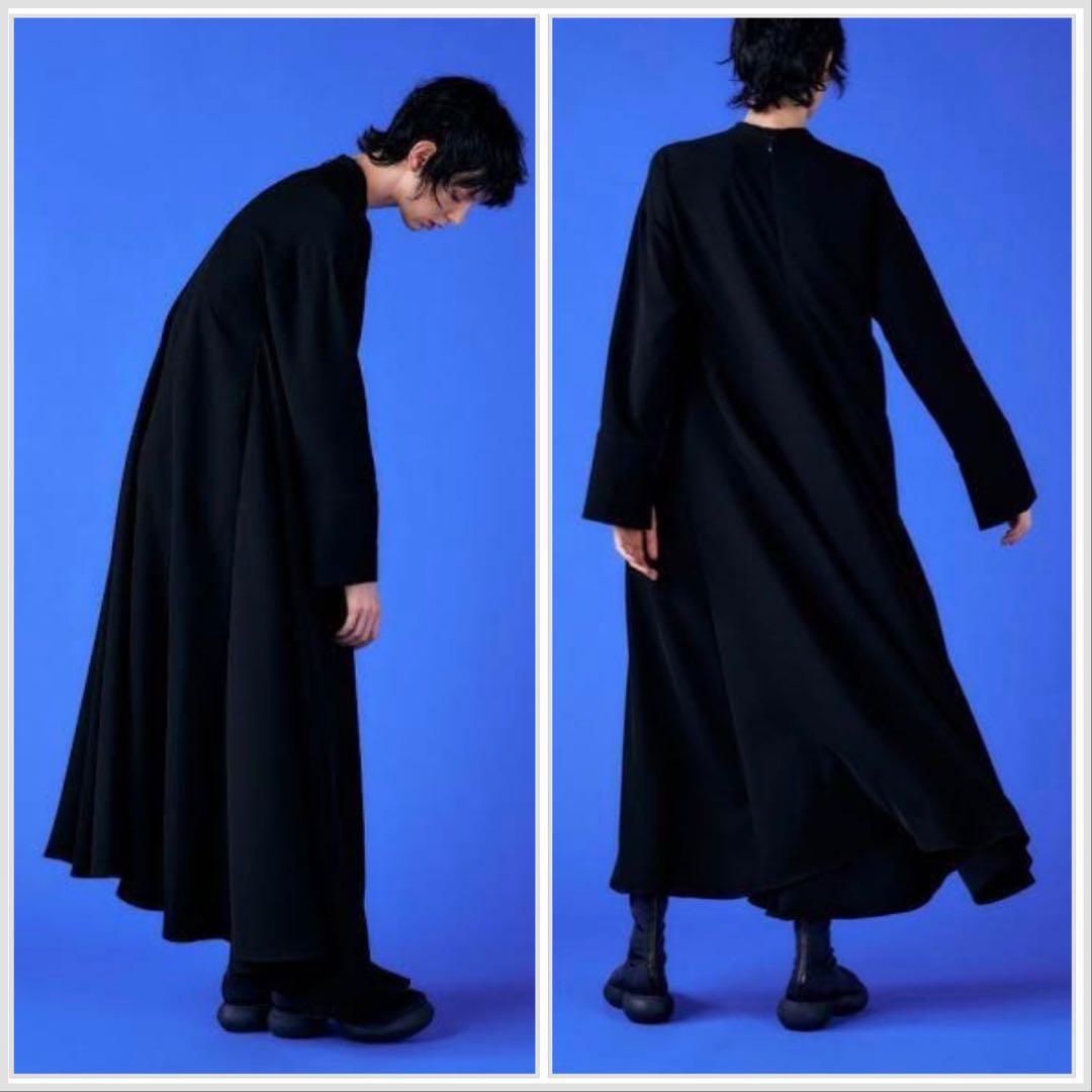 4.2万円✨エンフォルド　ワイドカフドレス　ロング　洗濯できる　春秋ワンピース