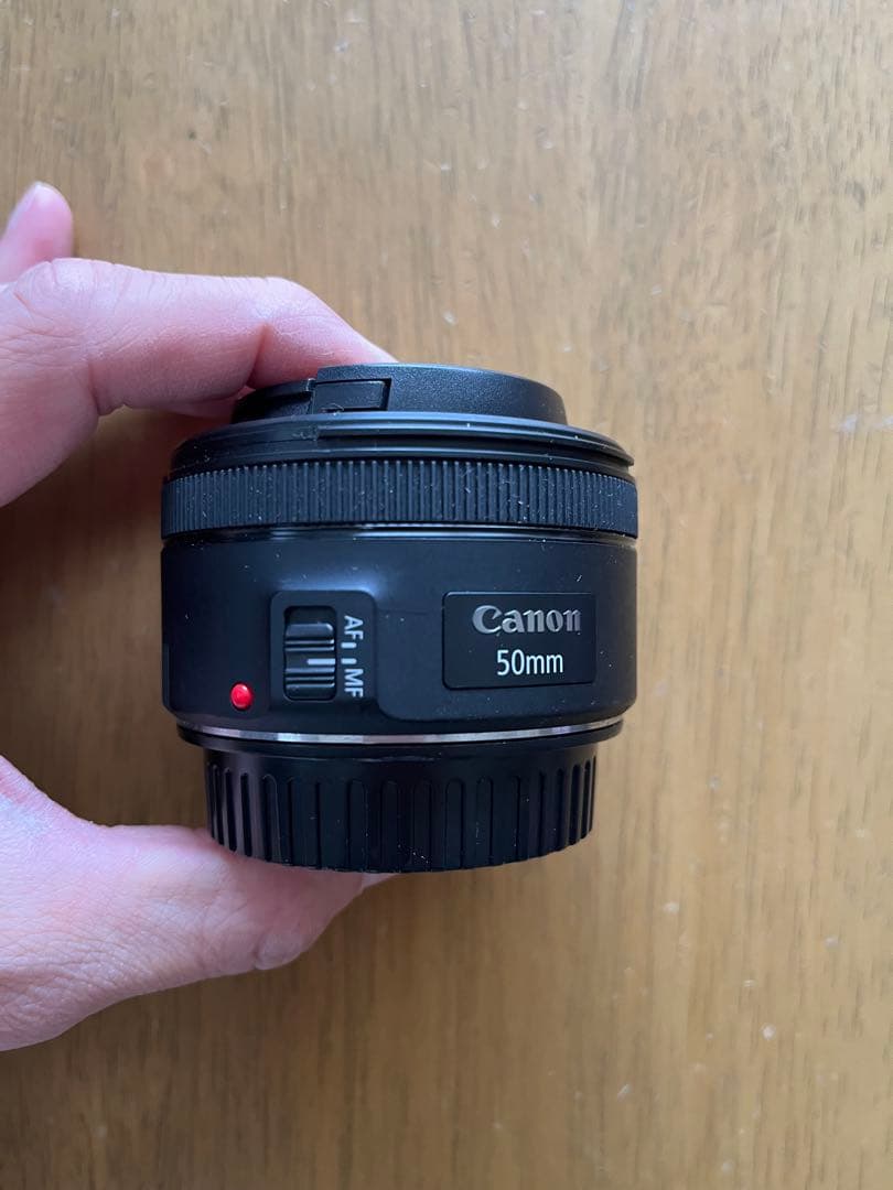 Canon EF 50mm F1.8 STM フード付き ESー68