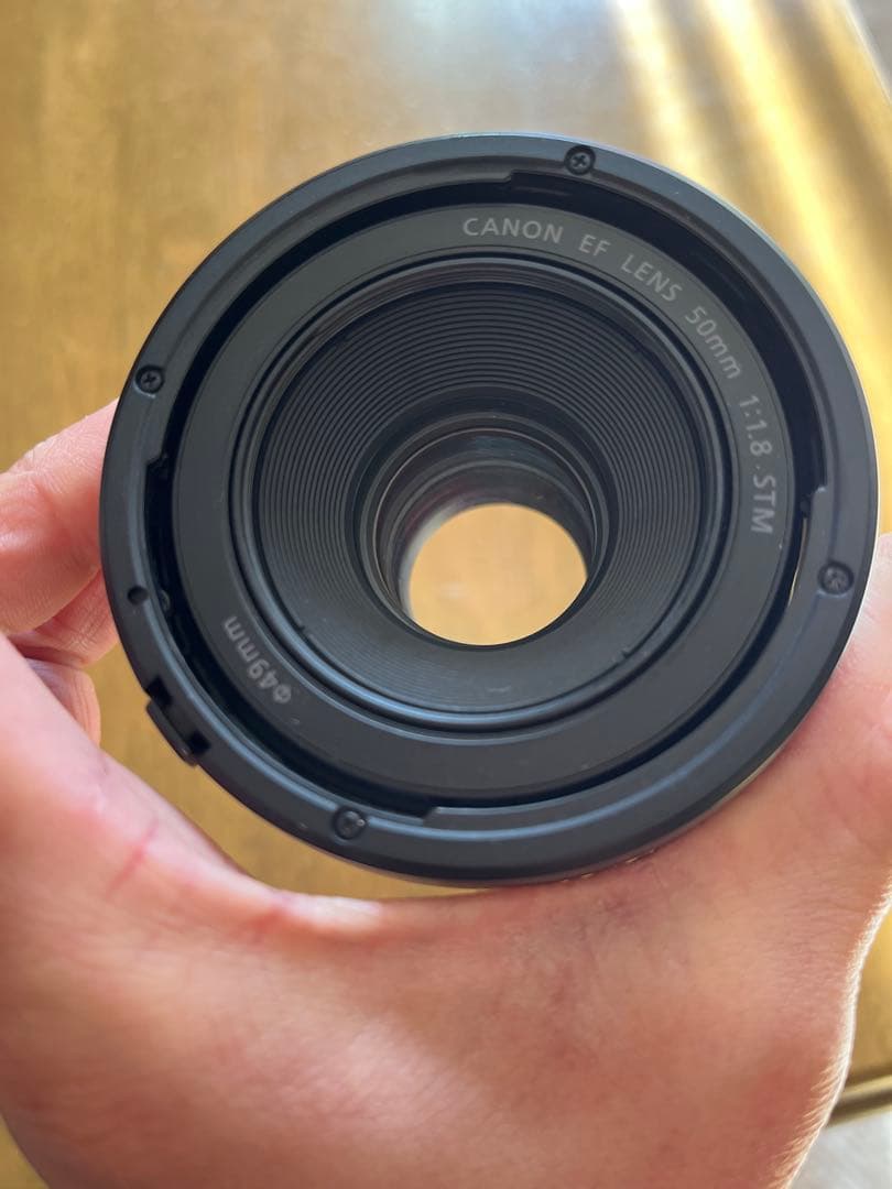 Canon EF 50mm F1.8 STM フード付き ESー68