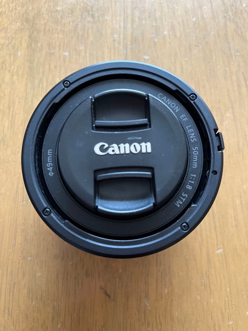 Canon EF 50mm F1.8 STM フード付き ESー68