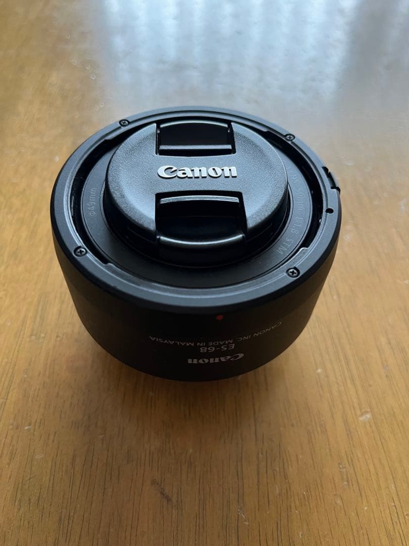Canon EF 50mm F1.8 STM フード付き ESー68