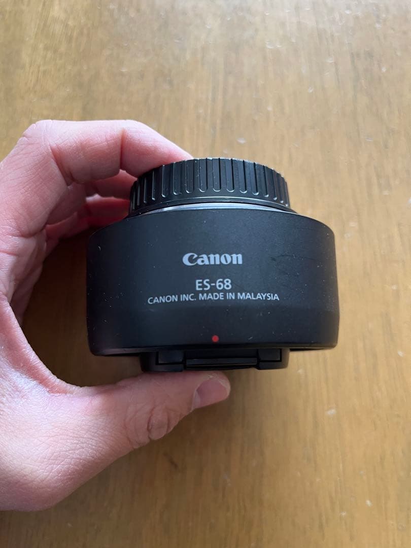 Canon EF 50mm F1.8 STM フード付き ESー68