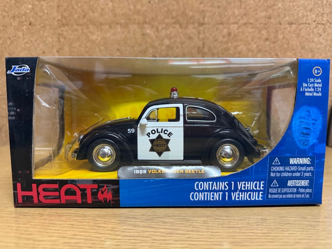 【廃番】1959 Volkswagen Beetle POLICE仕様 1/24