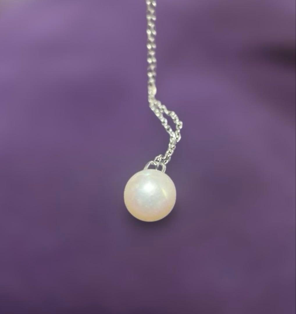 ミキモト パール ネックレス アコヤパー8.2mm K18WG