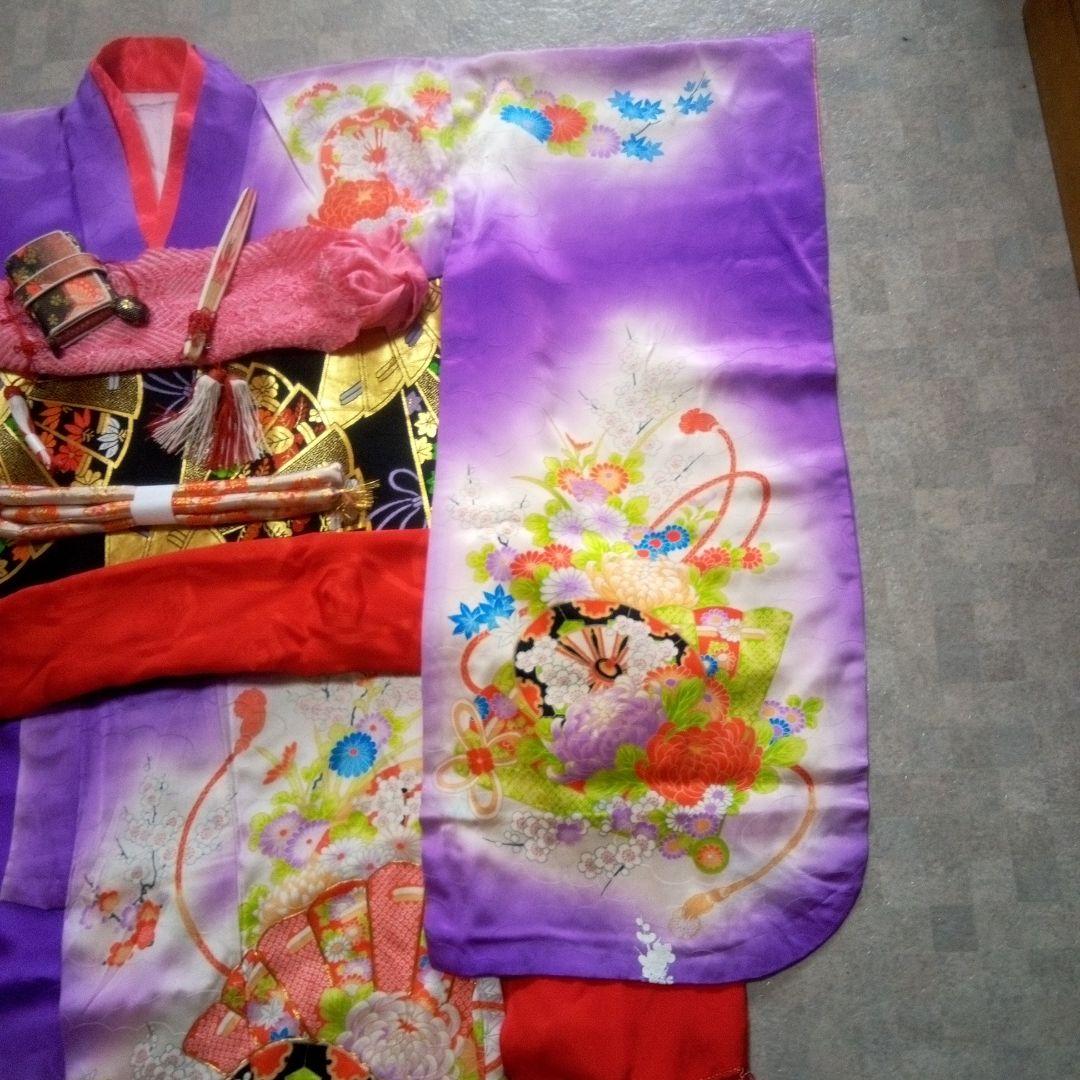 マイロママ様ご成約‼️アンティーク【正絹7歳用】振袖セット