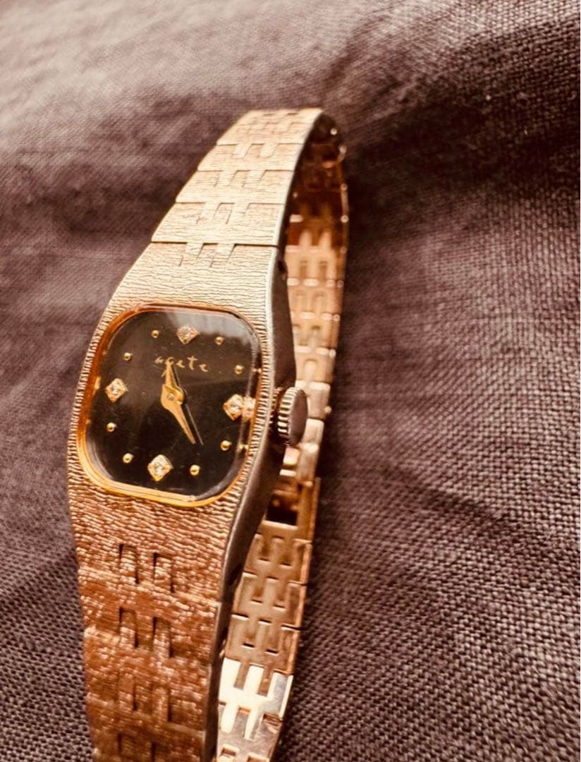 agete アガット 4Pダイヤ セミオーダー 限定ウォッチ レア