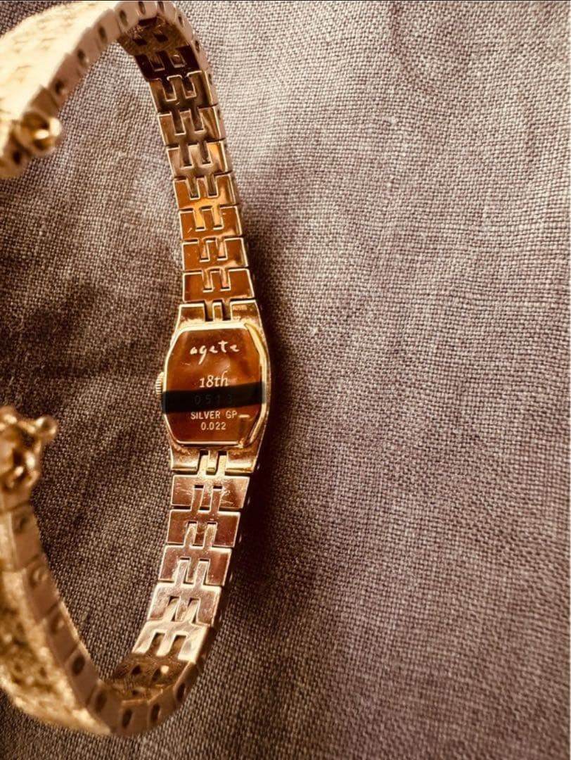 agete アガット 4Pダイヤ セミオーダー 限定ウォッチ レア