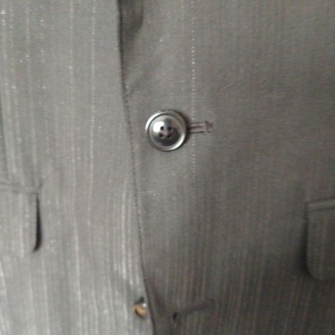 Tornado Mart ダークグレー ラメ入りストライプスーツ　L