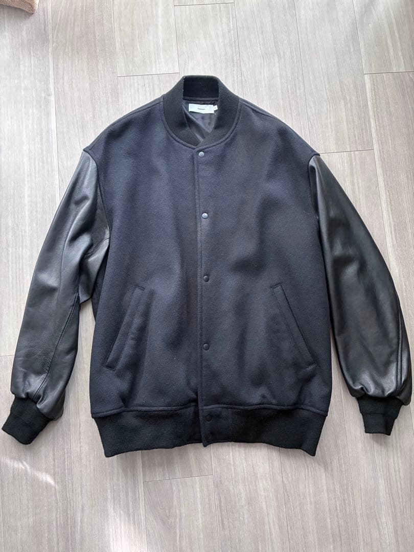 ジャケット・アウター Graphpaper Light Melton Stadium Jacket 2