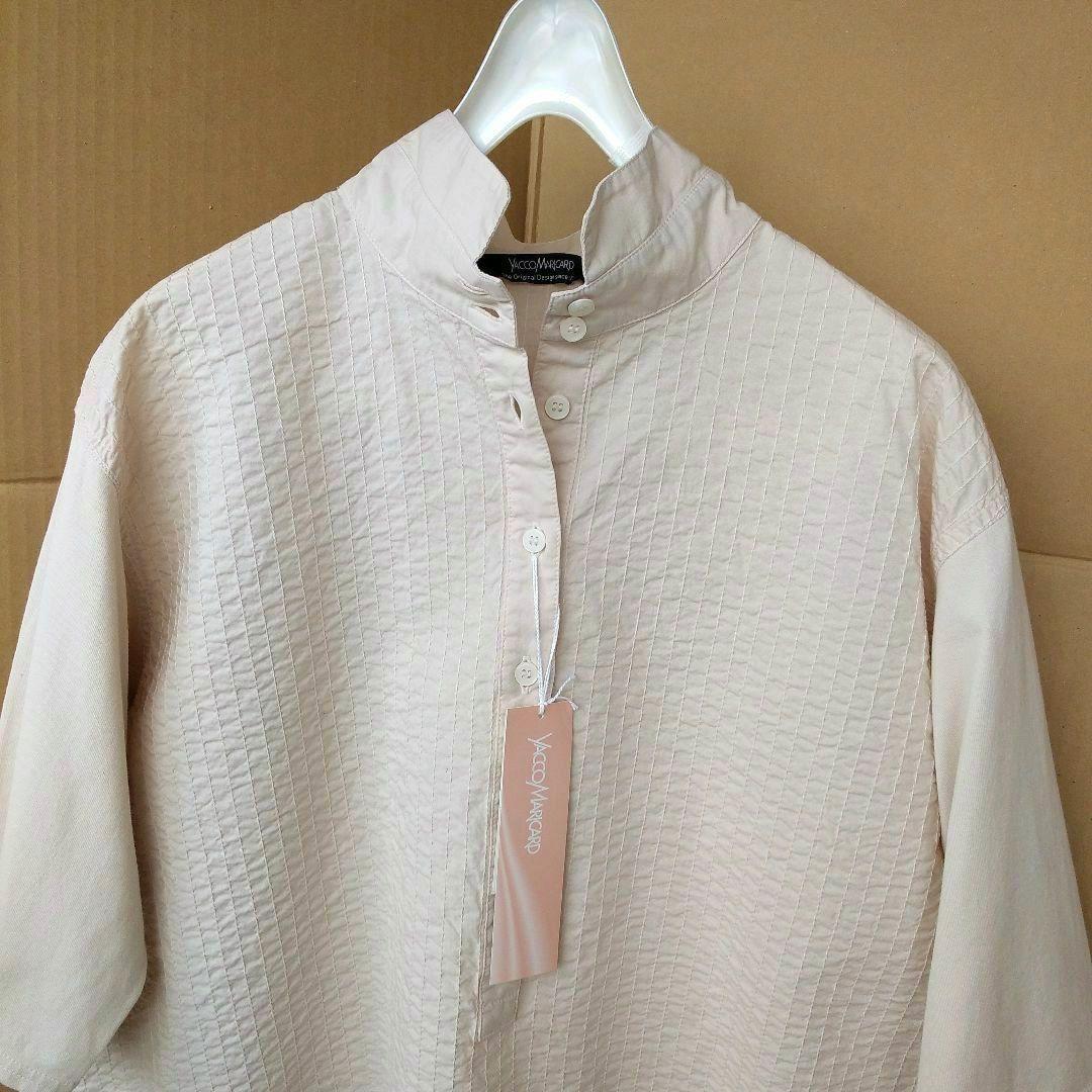 ばあさま専用YACCO MARICARD 生成色100%綿素材 五分袖チュニック