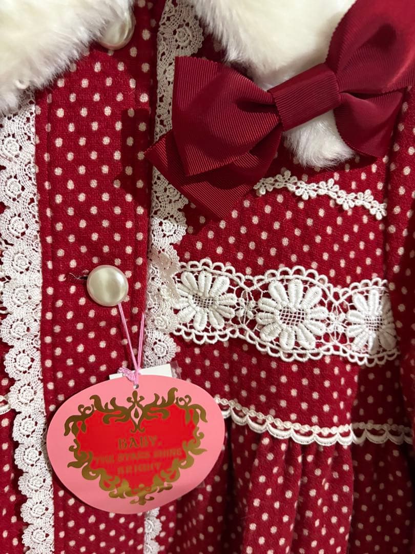 BABY,THE STARS SHINE BRIGHT ドットマーガレットコート