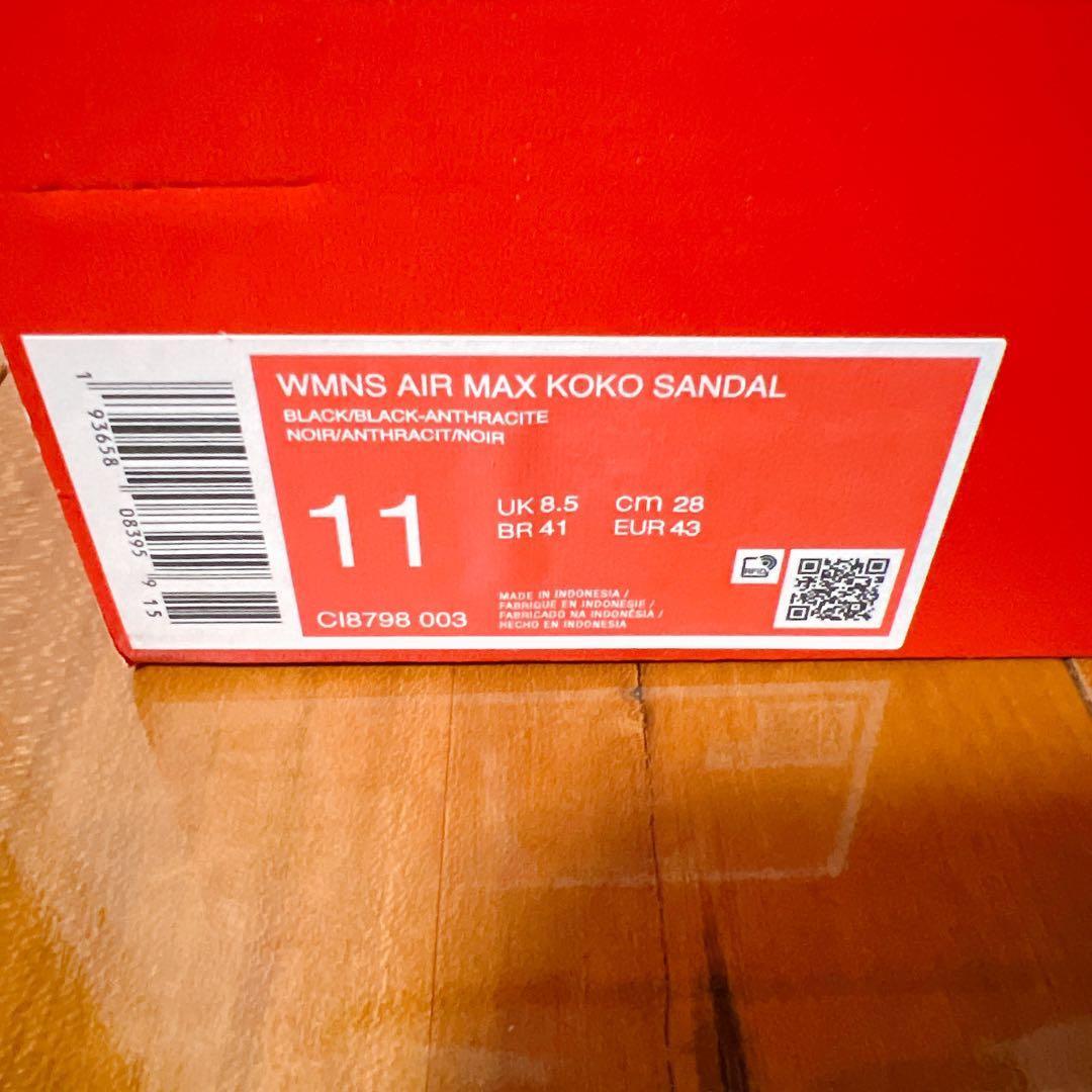 ナイキ エアマックス ココ サンダル ブラック 28cm 新品未使用　A