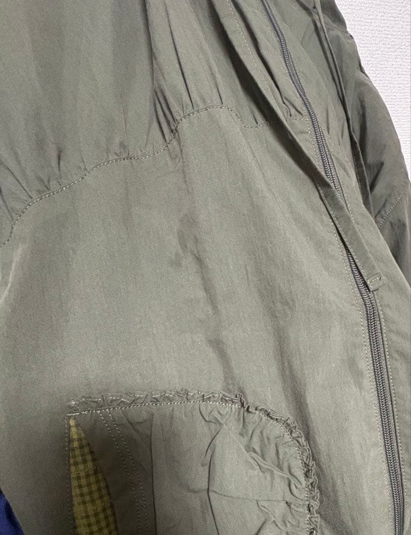 coyseio CHECKWRINKLESWINDBREAKER 森ガール