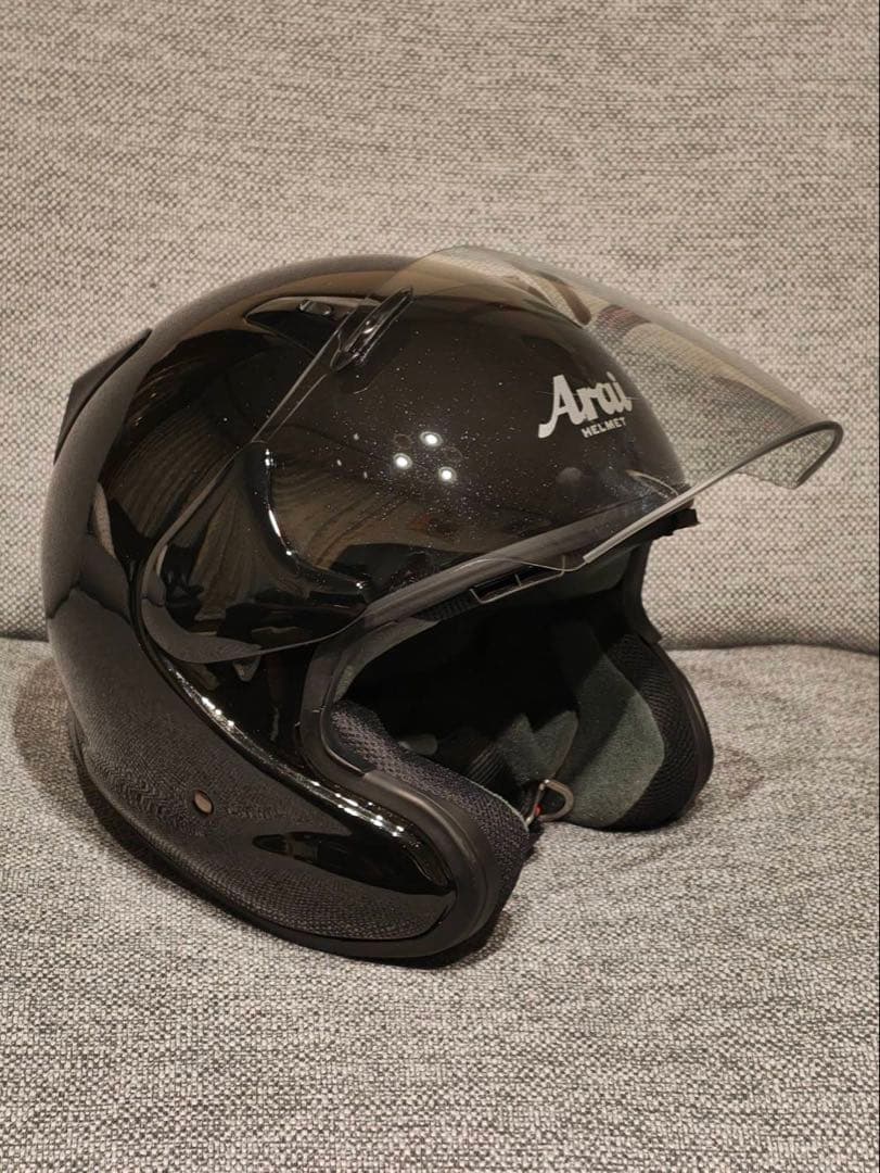 値下げ‼️ほぼ新品‼️Arai MZ-F XOサイズ　63-64cm グラスブラック