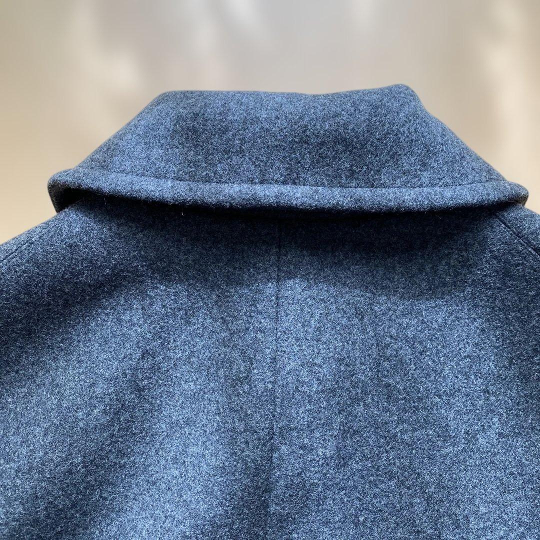 オーシバル　美品　ピーコート　ダークグレー フード付き(取り外し可能) サイズ4