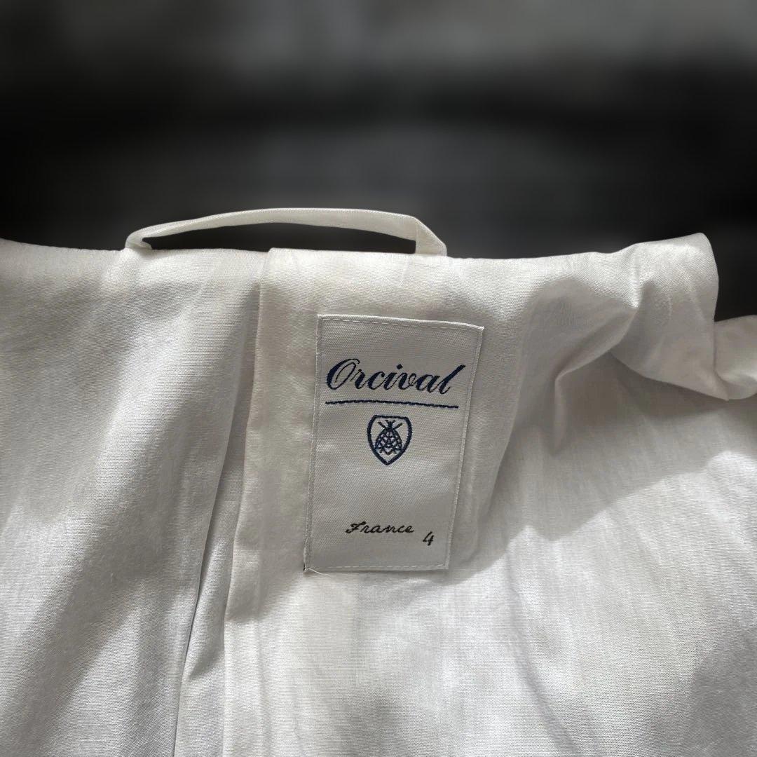 オーシバル　美品　ピーコート　ダークグレー フード付き(取り外し可能) サイズ4