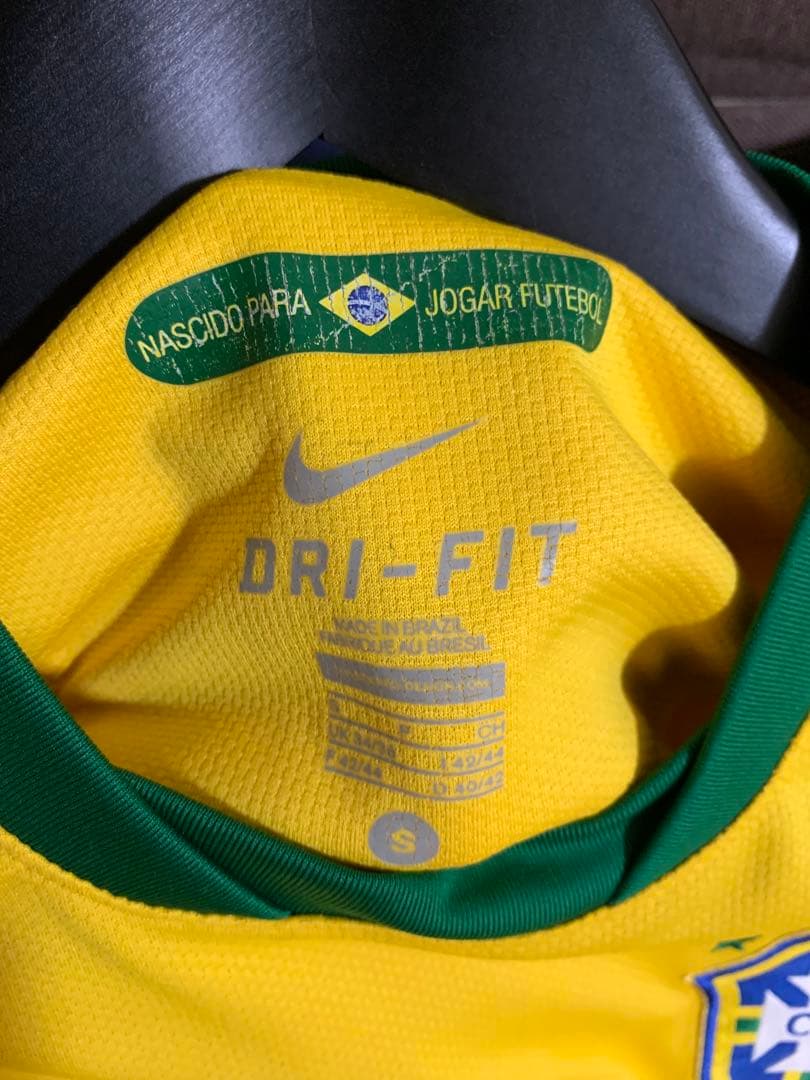 極美品 カカ ブラジル代表 2010 ホーム長袖　ユニフォーム