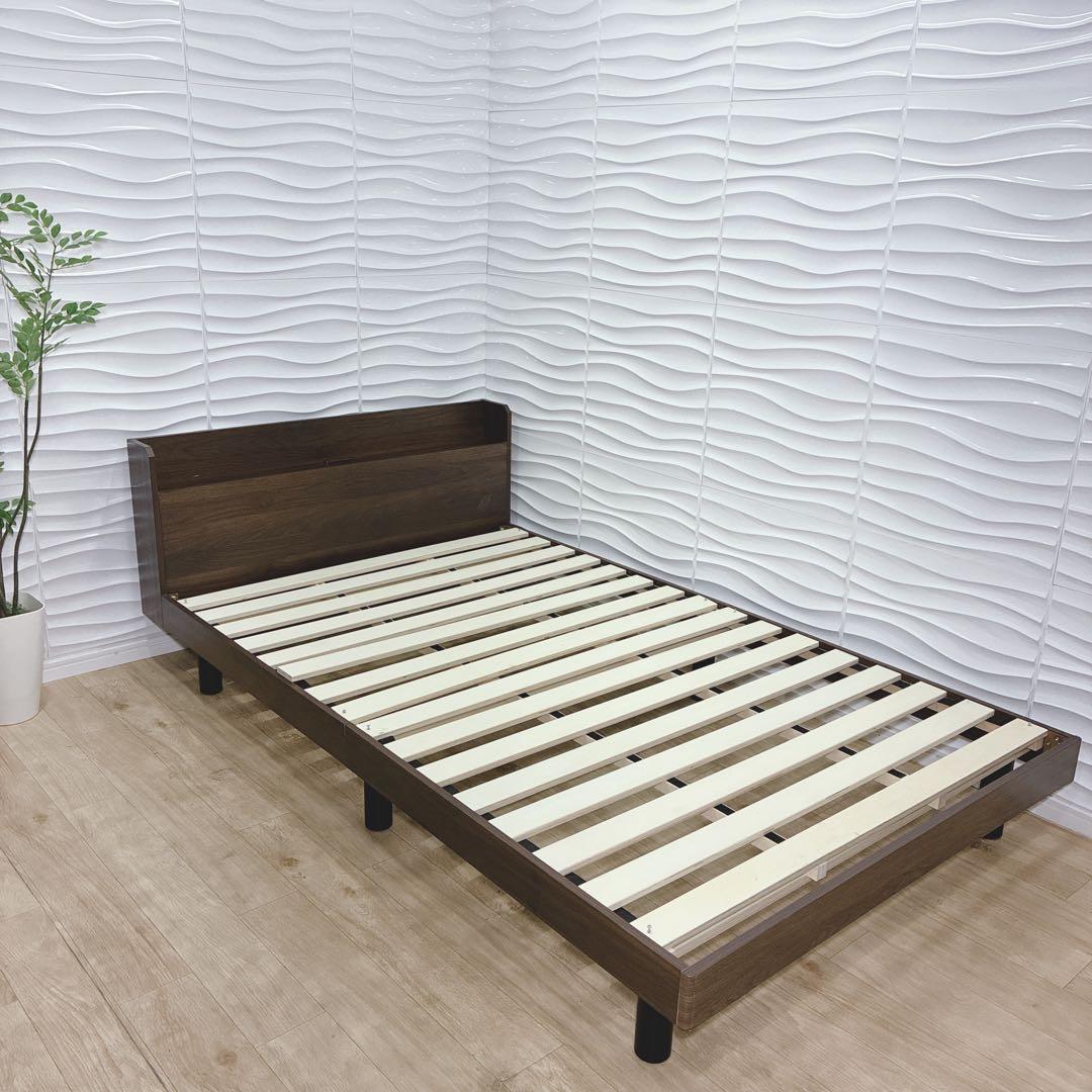 ◇ベッドフレーム◇2口コンセント付き◇セミダブル◇大阪兵庫京都奈良滋賀和歌山◇