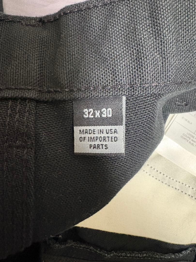 Carhartt ブラック ワークパンツ 32×30