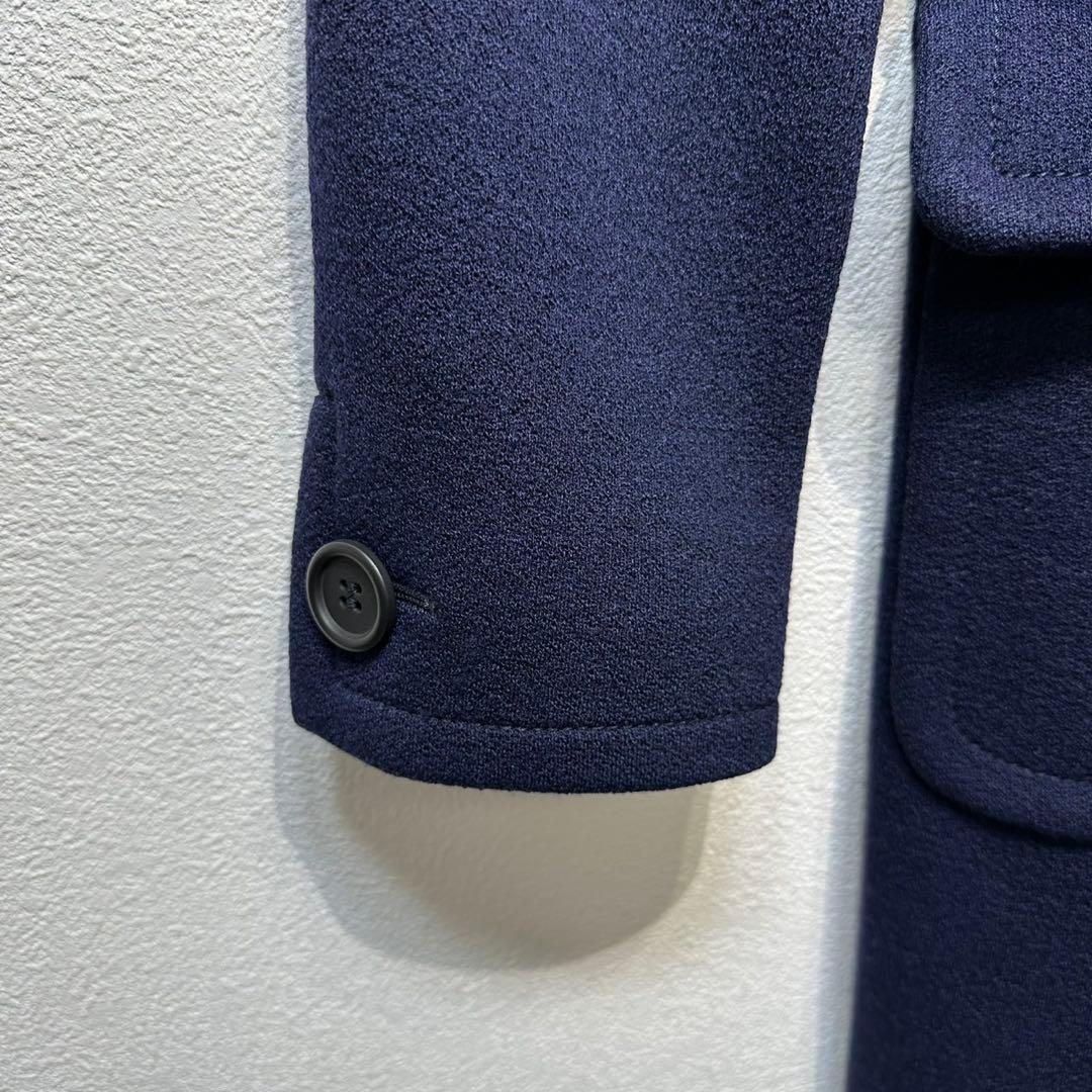 希少 美品 MIU MIU ウール Aライン デザイン ステンカラーコート 40