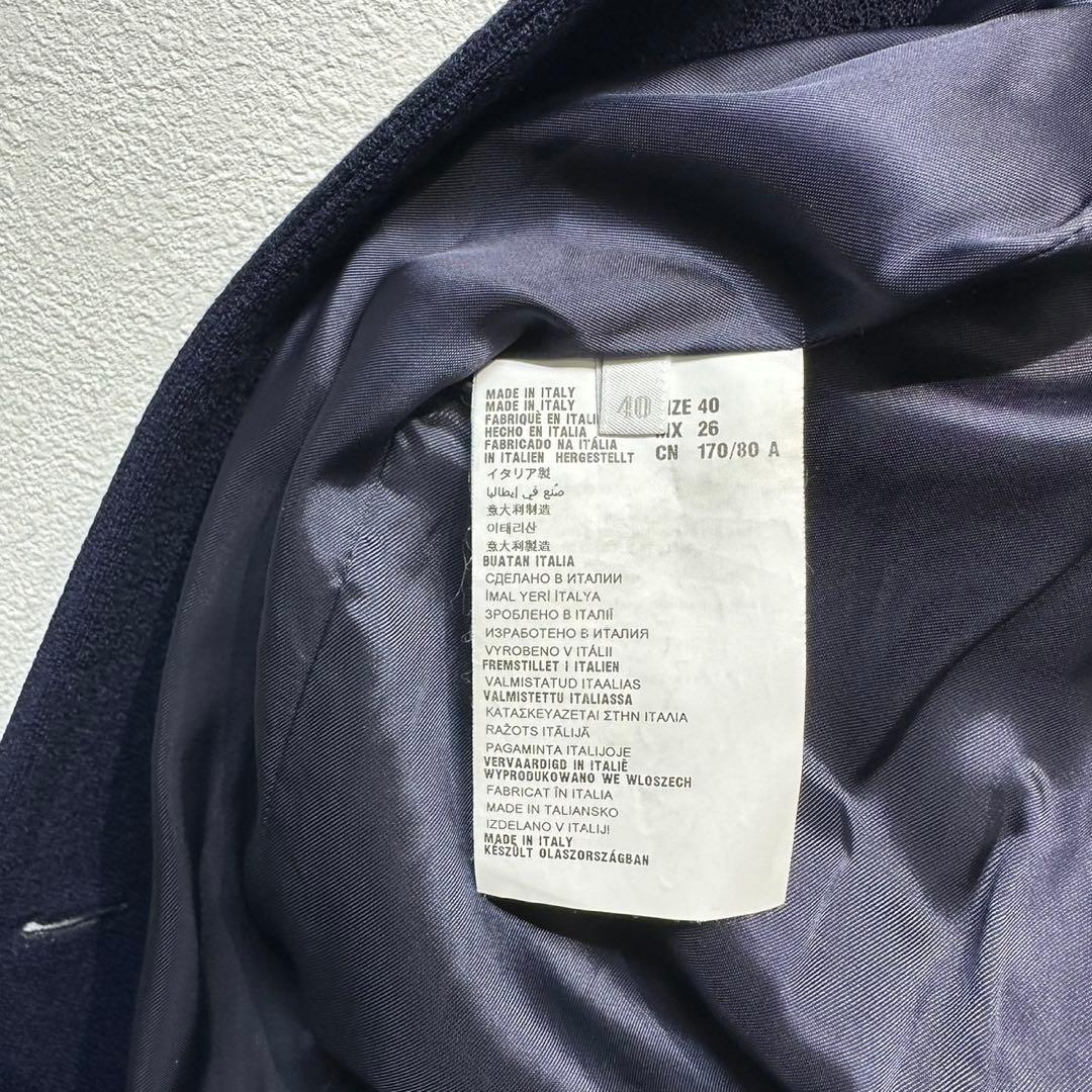 希少 美品 MIU MIU ウール Aライン デザイン ステンカラーコート 40