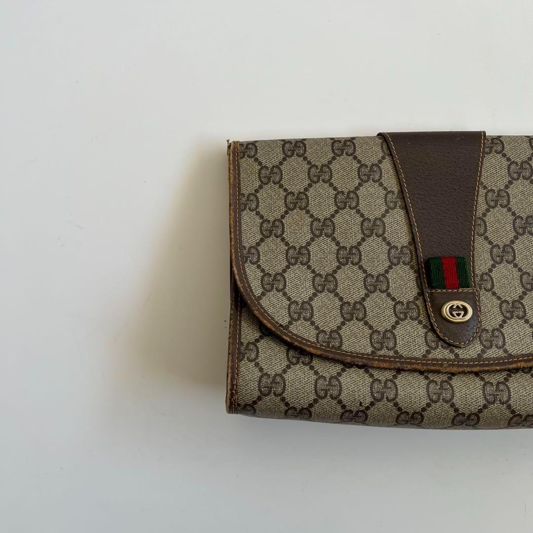 バッグ GUCCI SHERRY LINE GG PATTERN CLUTCH BAG