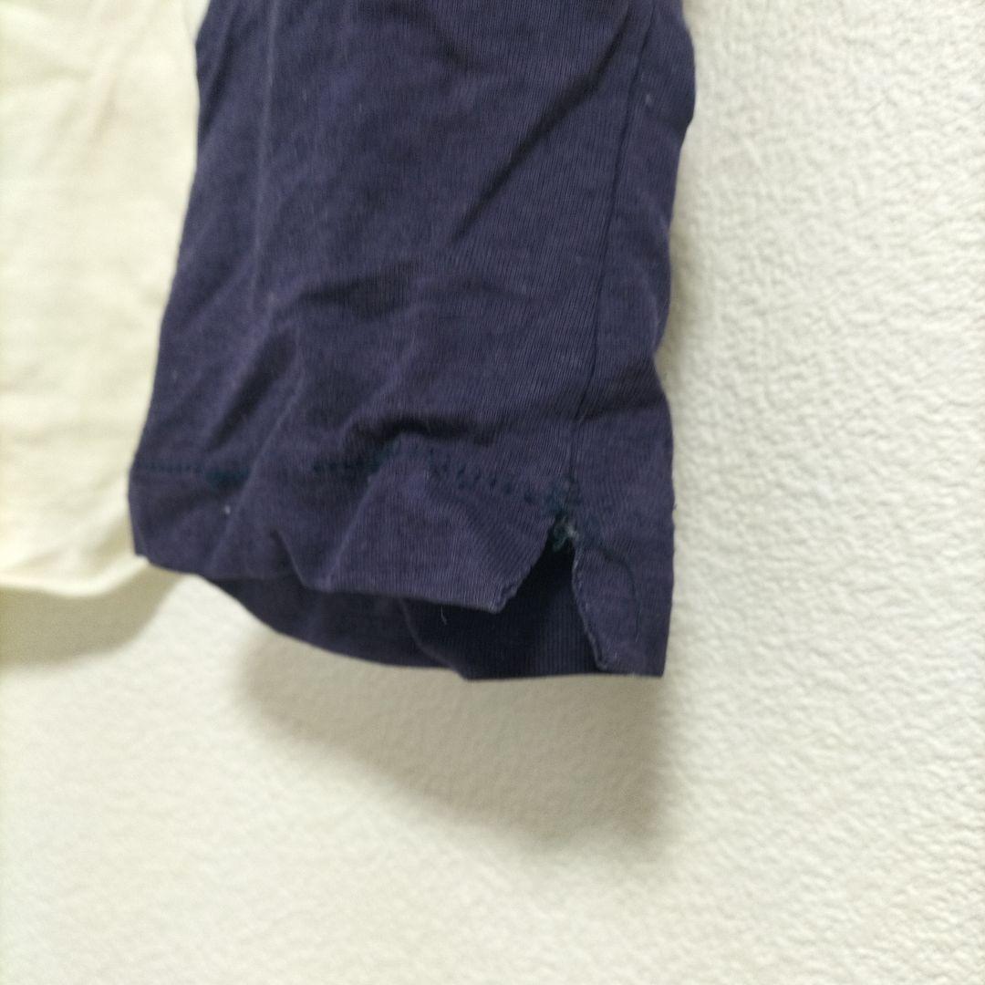 70s The Kinks ラグラン　ホワイト　ネイビー