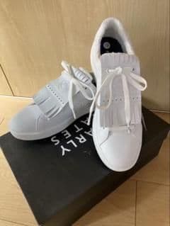 パーリーゲイツ　キルトタンローカット ゴルフシューズ　牛革レザー