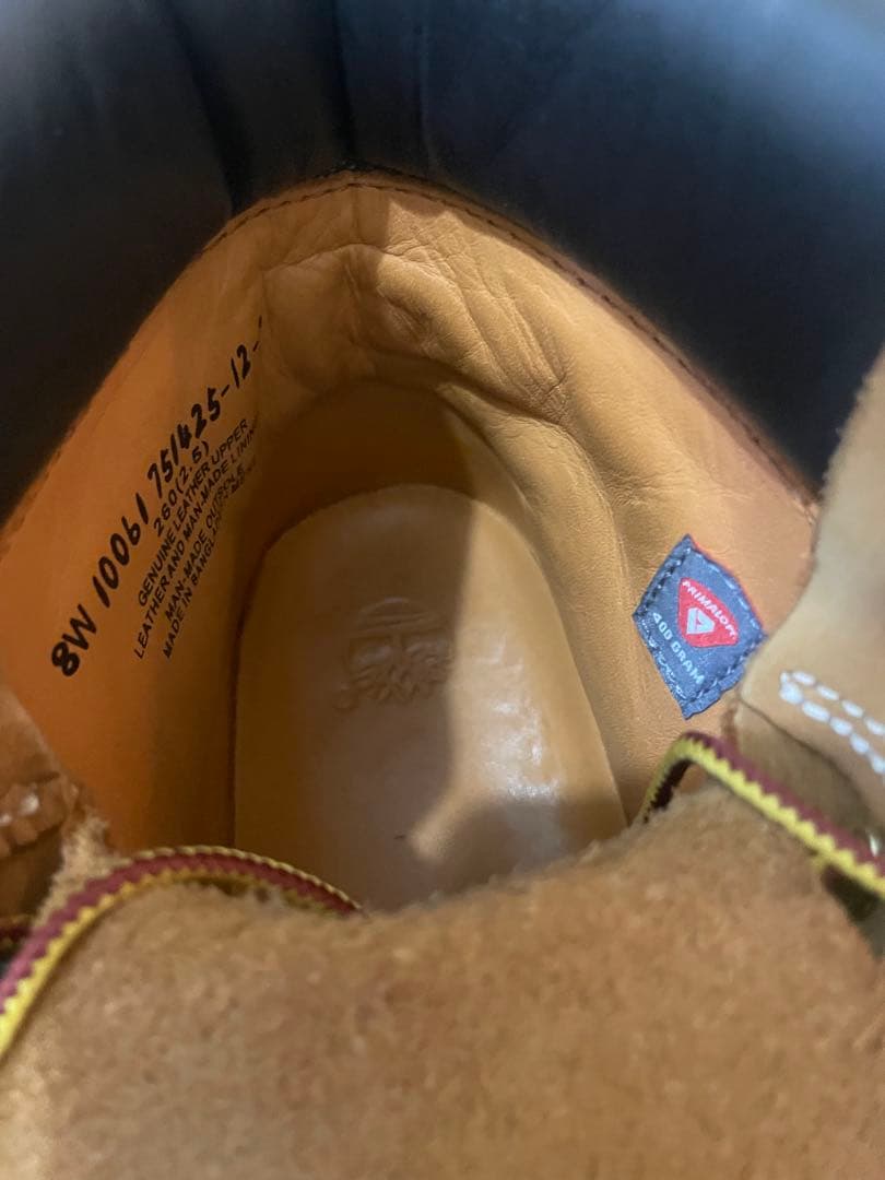 Timberland 防水スエード ハイカットブーツ