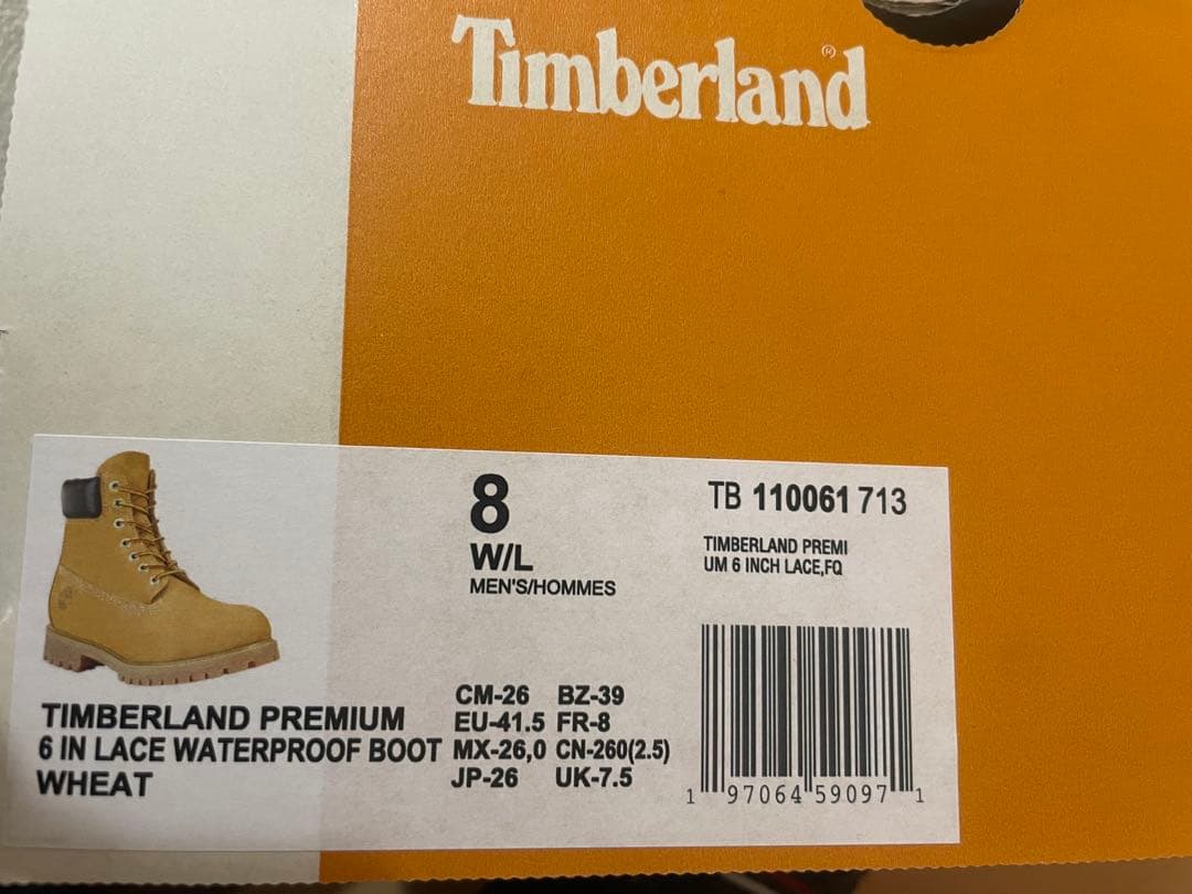 Timberland 防水スエード ハイカットブーツ