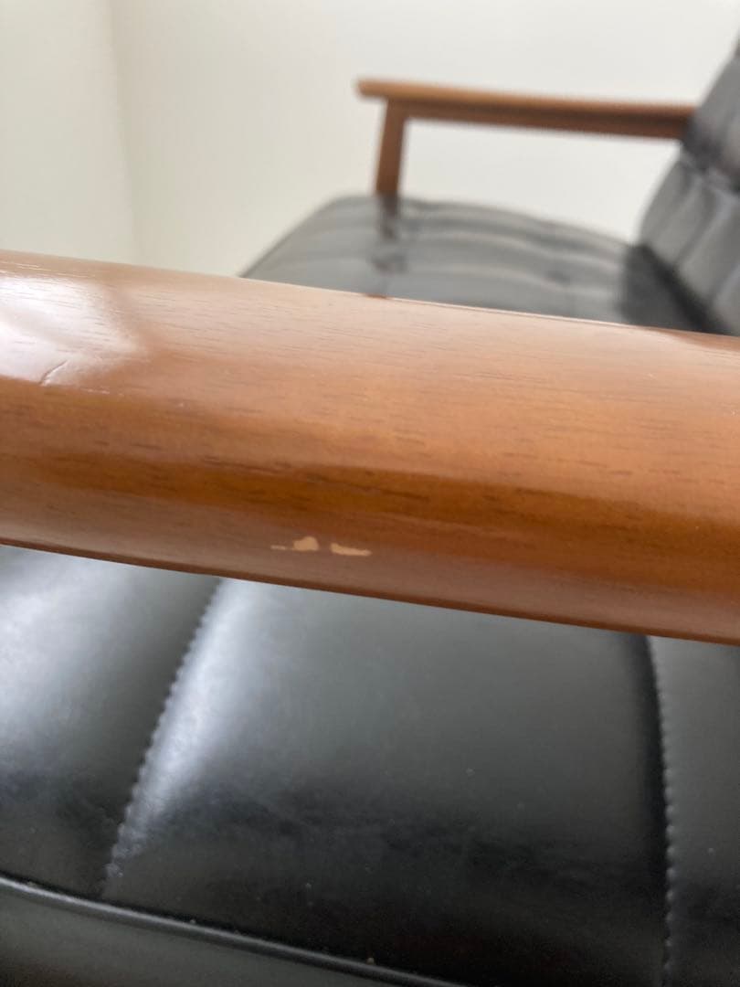 【カリモク60】Kチェア2シーター　スタンダードブラック