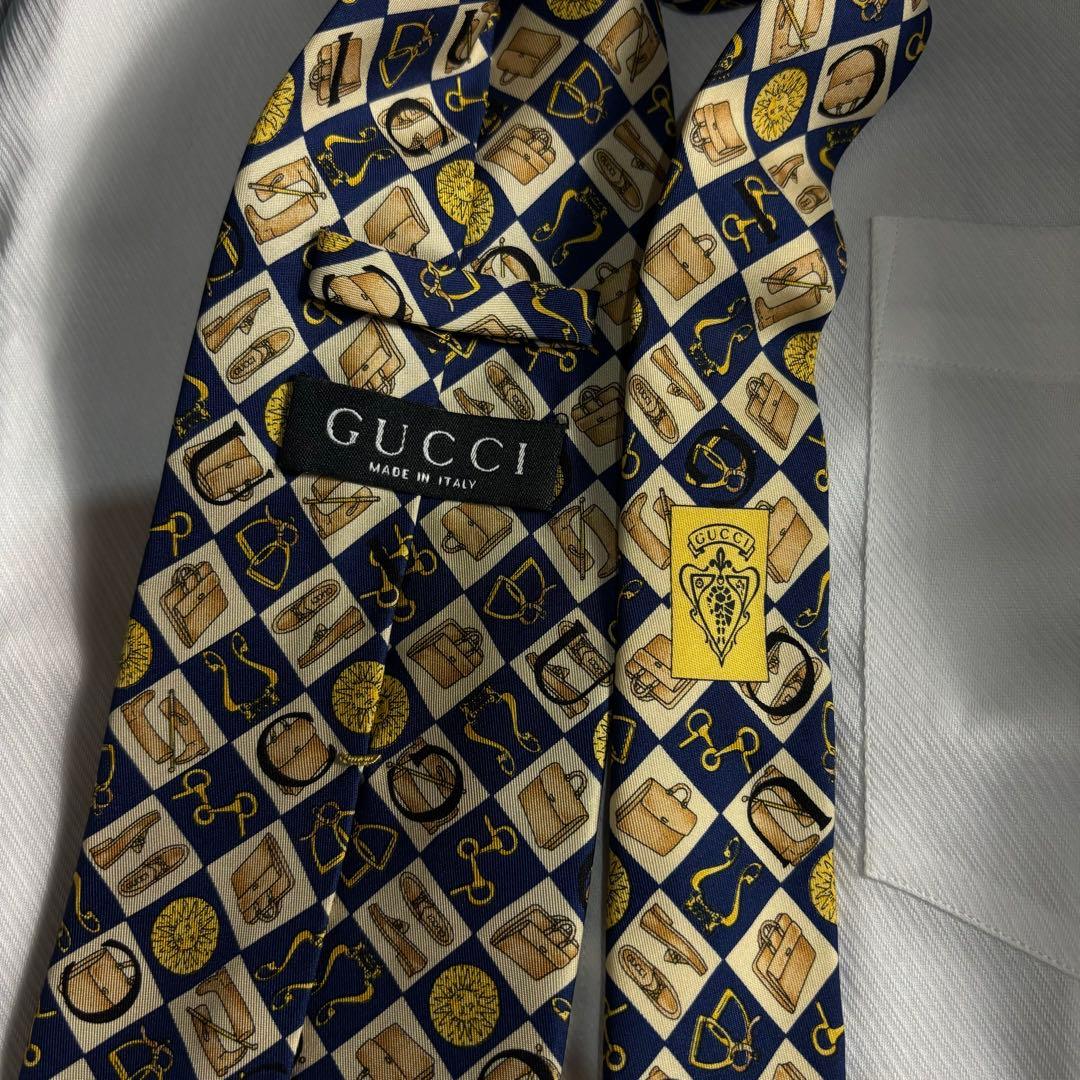 【vintage】セットアップ ダブルスーツ クラシックブルー GUCCI