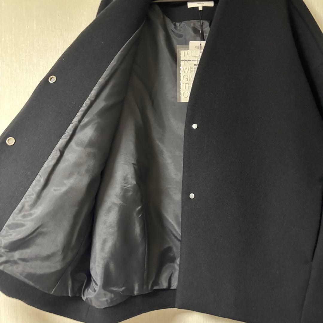 新品タグ付き❣️エレンディーク フォルムショートコート ブラック