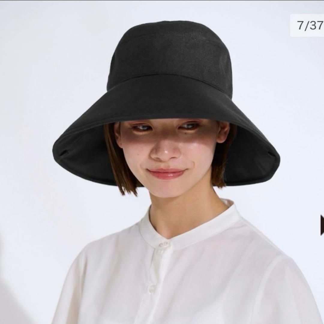 【美品】サンバリア100 ナチュラルハット　L