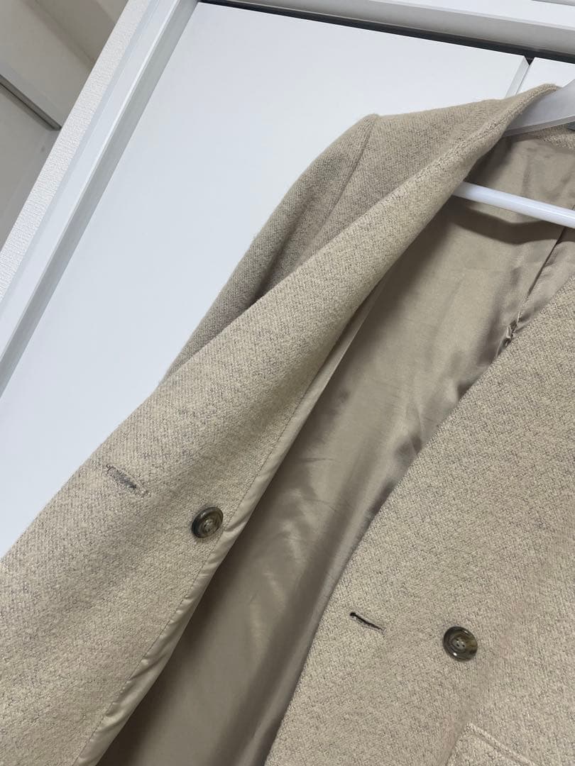 theory luxe ベージュ チェスターコート