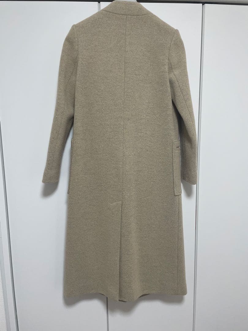 theory luxe ベージュ チェスターコート