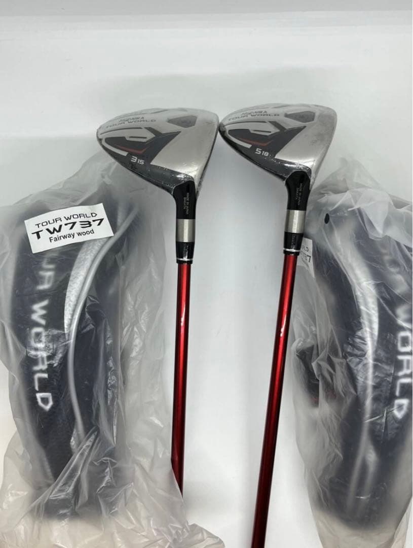 ★新品★ 3W 5Wセット 本間ゴルフ ホンマ TW737 FW ヘッドカバー付