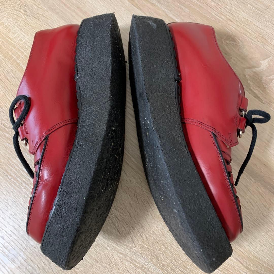 FKさん専用e coxラバーソール(UK8)レッドカラー(中古品)