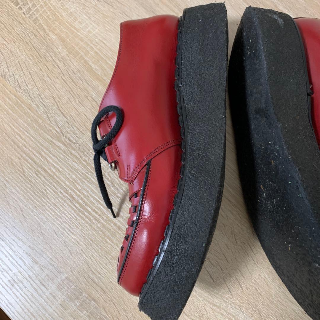 FKさん専用e coxラバーソール(UK8)レッドカラー(中古品)